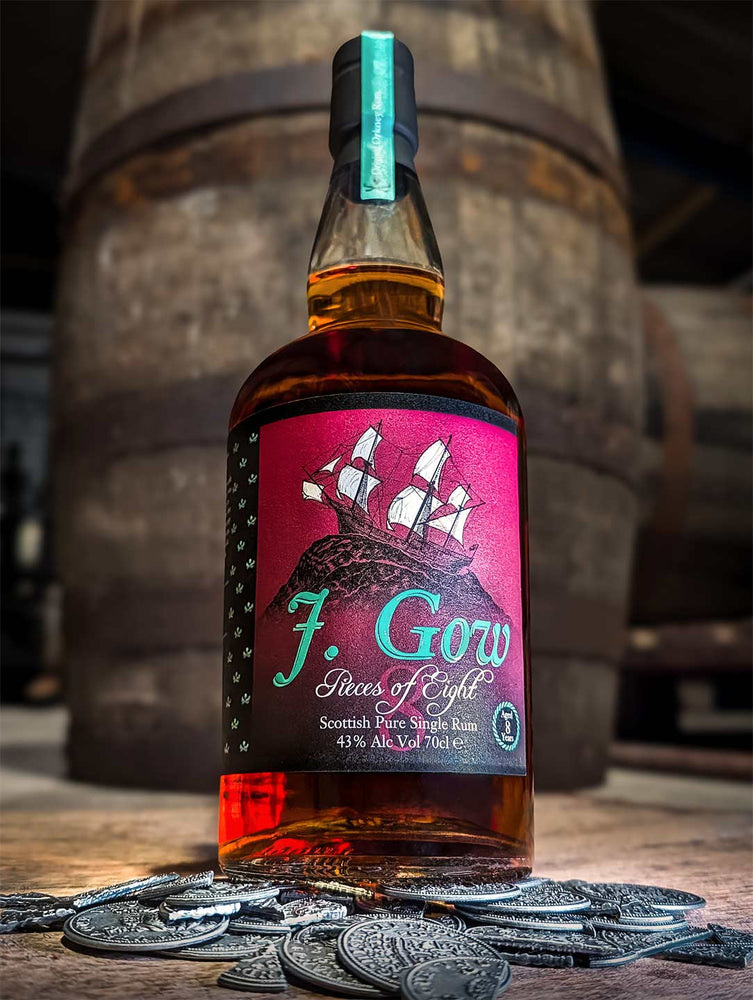 J. Gow Pieces of Eight Rum 70 cl