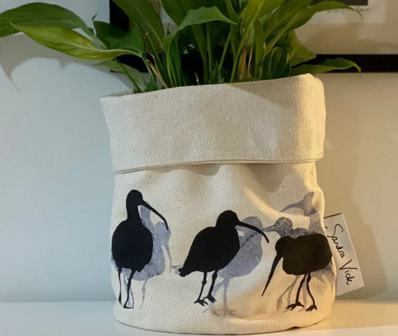Sandra Vick Pot Bag -  Curlews