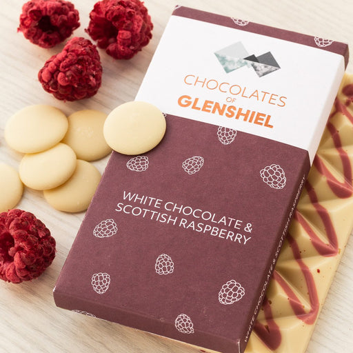 Chocolates of Glenshiel - White Chocolate & Scottish Raspberry