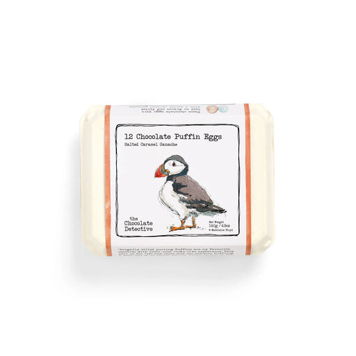 The Chocolate Detective - 12 Puffin Eggs 150g