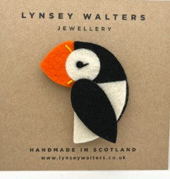 Lynsey Walters Puffin Brooch