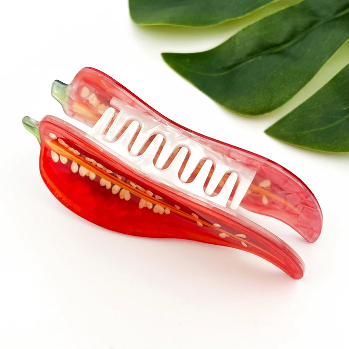TheDivaSoap - Red Chilli Pepper Hair Claw Clip