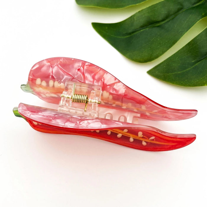 TheDivaSoap - Red Chilli Pepper Hair Claw Clip