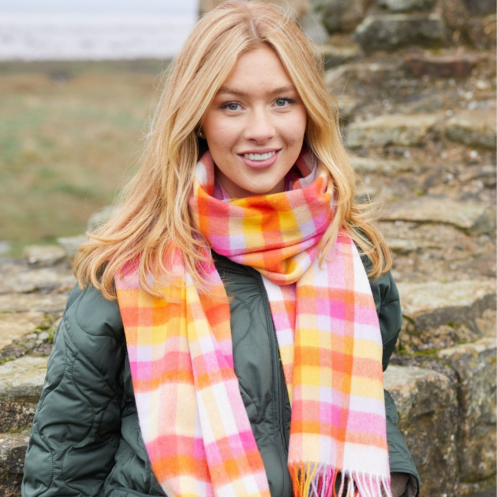 Tweedmill Textiles -  Lambswool Wide Scarf Rio
