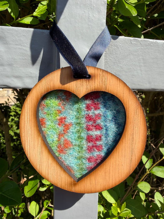 Southbeach Designs x Judith Glue Rackwick Fair Isle Oak Heart - Various colours