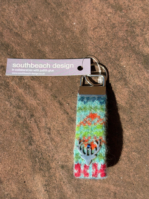 Southbeach Designs x Judith Glue Rackwick Fair Isle Key Fob - Various colours