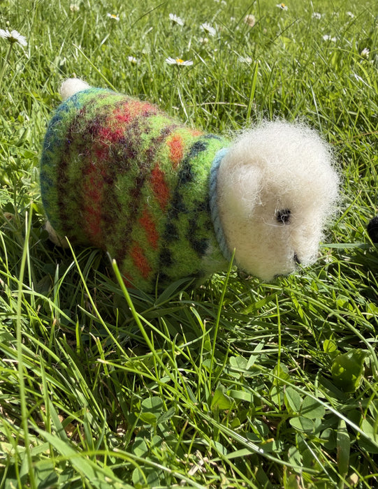Southbeach Design x Judith Glue Rackwick Fair Isle Felted Sheep