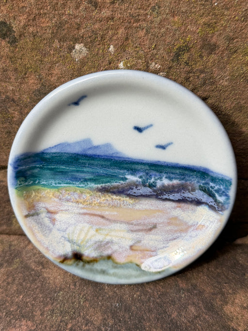 Highland Stoneware Seascape Coaster