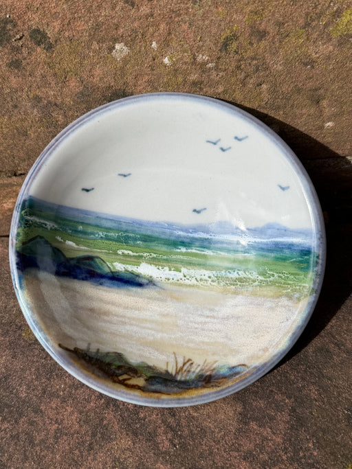 Highland Stoneware Seascape Small Geo Dish