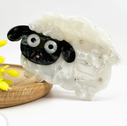TheDivaSoap - Black Sheep Claw Hair Clip