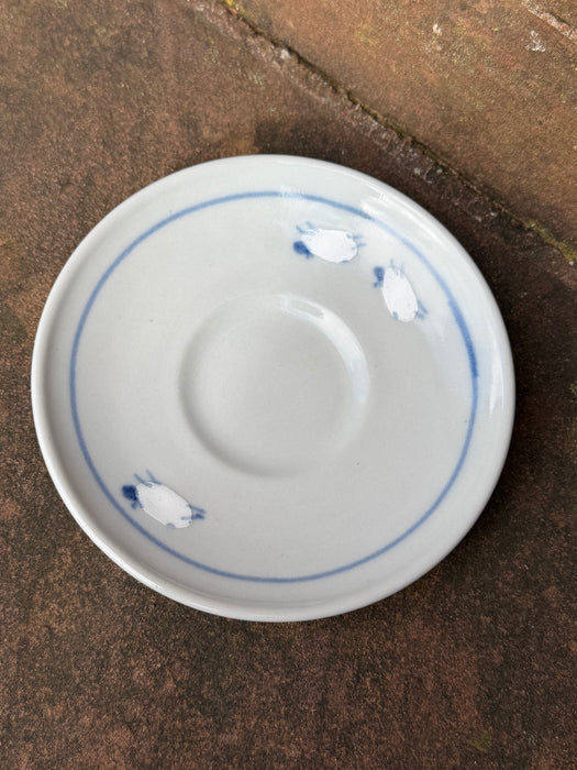 Highland Stoneware Sheep Cappuccino Cup and Saucer Set