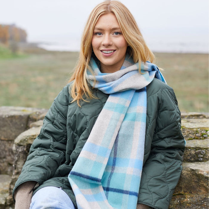 Tweedmill Textiles - Lambswool Wide Scarf - Skye