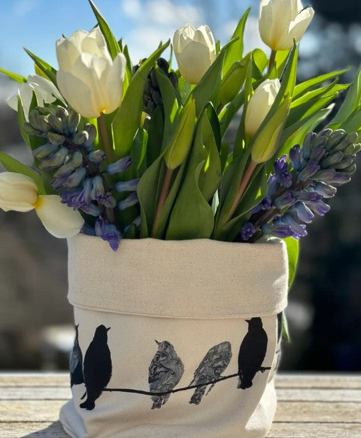 Sandra Vick Pot Bag -  Starlings