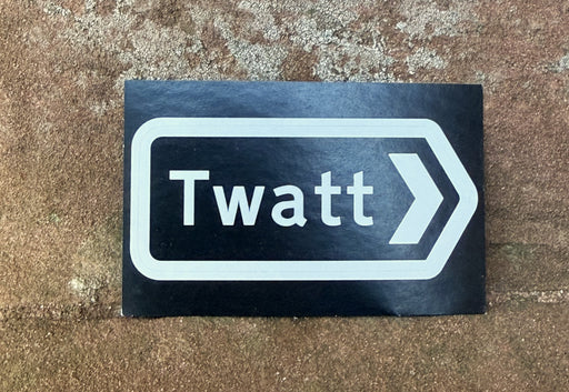Orkney 'Twatt' Sign Sticker