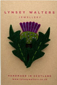 Lynsey Walters Thistle Brooch