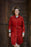 NEW Mousqueton Fanchon Belted dress in orange (Tuile)