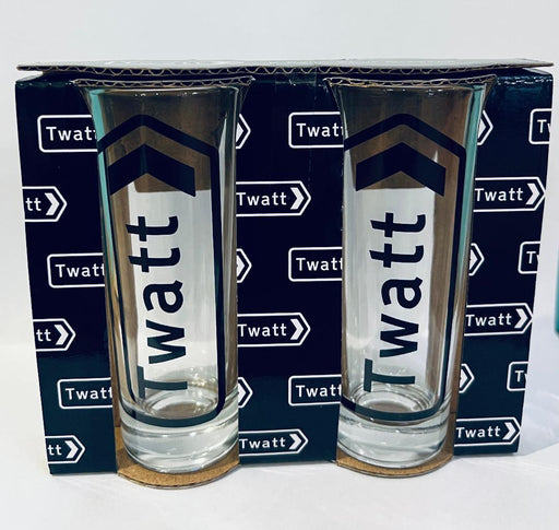 Twatt Shot Glasses - Set of 2 Buy one get one half price offer