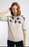 NEW Weird Fish Swallows Intarsia Fair Isle Jumper - Ecru