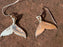 Pre Loved - Fluke Sterling Silver Humpback Drop Earrings
