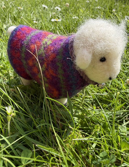 Southbeach Design x Judith Glue Rackwick Fair Isle Felted Sheep