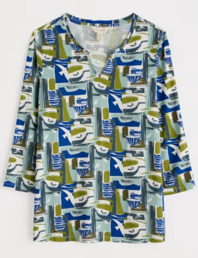 NEW 25% OFF Seasalt 3/4 Kellow Top - Windowscape Sketch Chalk