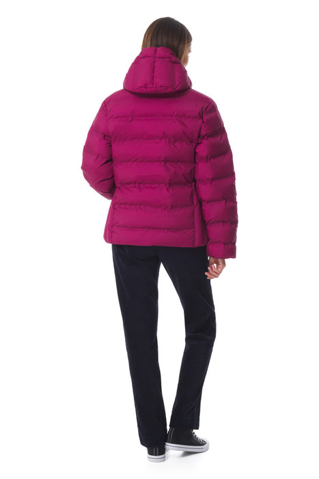 NEW 25% OFF Mousqueton Yseult Hooded Down Jacket in Grenat