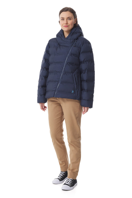 NEW 25% OFF Mousqueton Yseult Hooded Down Jacket in Marine