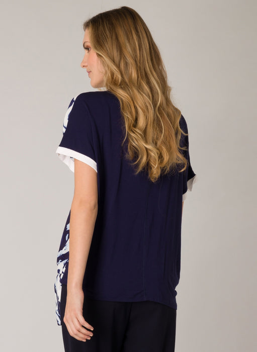 Yest Clothing Gryte Top in Deep Blue