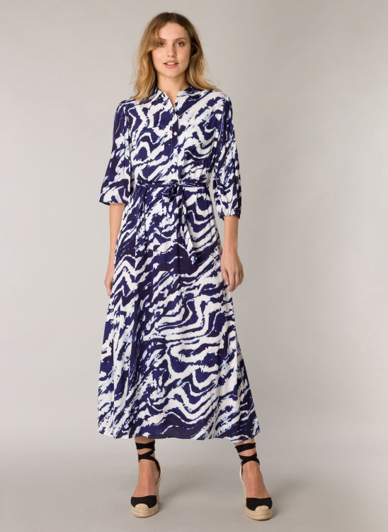 NOW 25% OFF: Yest Clothing Goverdine Dress in Deep Blue