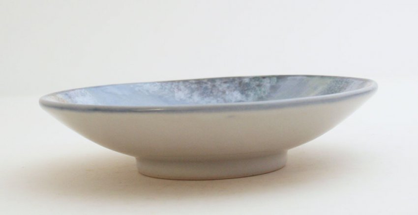 Highland Stoneware Seascape Medium Geo Dish