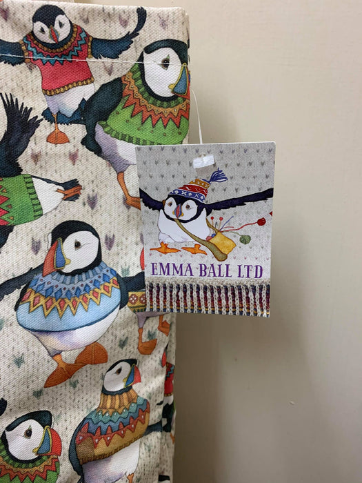 Emma Ball Woolly Puffin Tote Bag