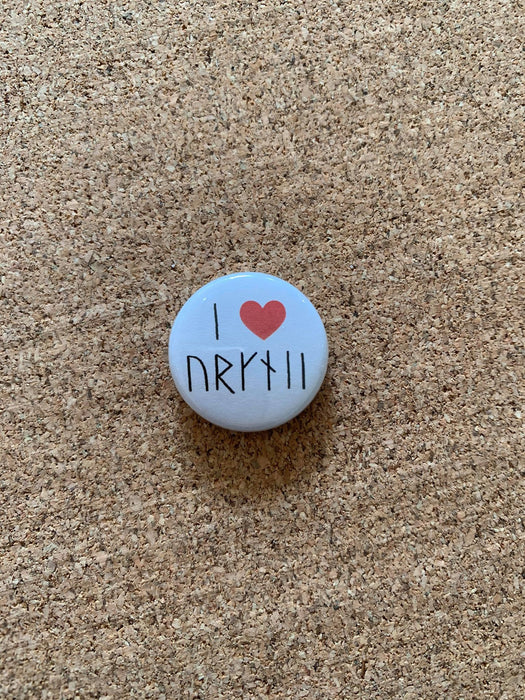 Judith Glue 'I Love Orkney' Badge