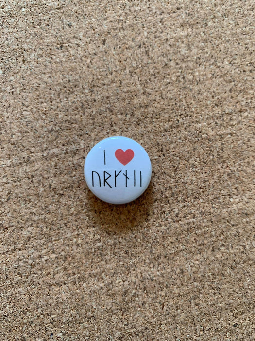 Judith Glue 'I Love Orkney' Badge