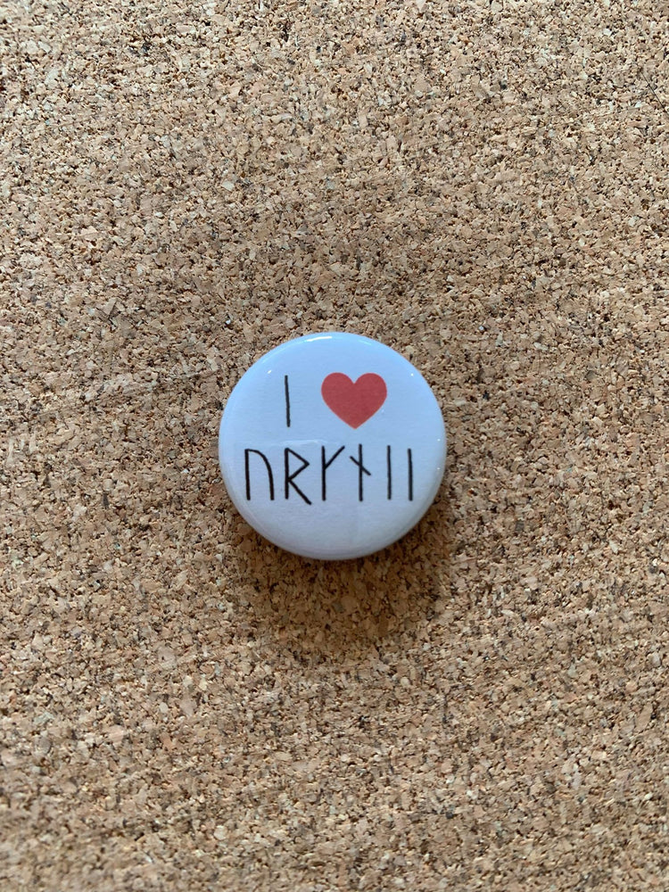 Judith Glue 'I Love Orkney' Badge