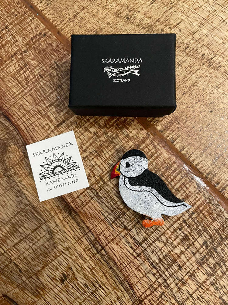 Skaramanda - Puffin Brooches