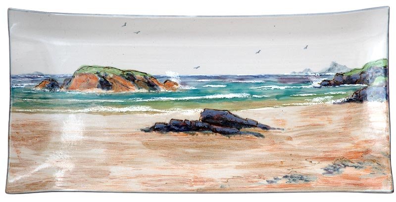 Highland Stoneware Seascape 34cm Rectangle Dish