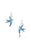 Sheila Fleet Swallows Drop Earrings Summer Blue (EE0197)