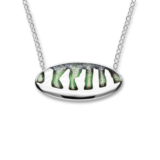 Ortak Ring of Brodgar Sterling Silver Necklet (EN113)