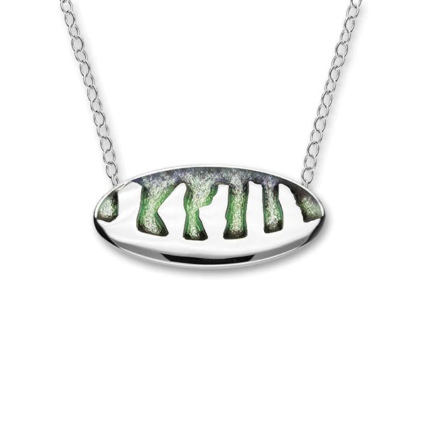 Ortak Ring of Brodgar Sterling Silver Necklet (EN113)