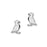 Fluke Jewellery - Puffin Stud Earrings (FE16)