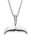 Fluke Jewellery - Bottlenose Dolphin Tail Silver Pendant