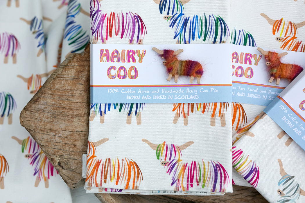 Hairy Coo - 100% Cotton Apron