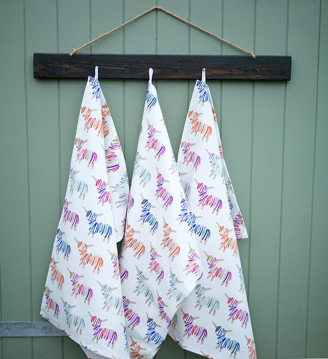 Hairy Coo & Co. - 'Hairy Coo' Highland Cow 100% Cotton Tea Towel