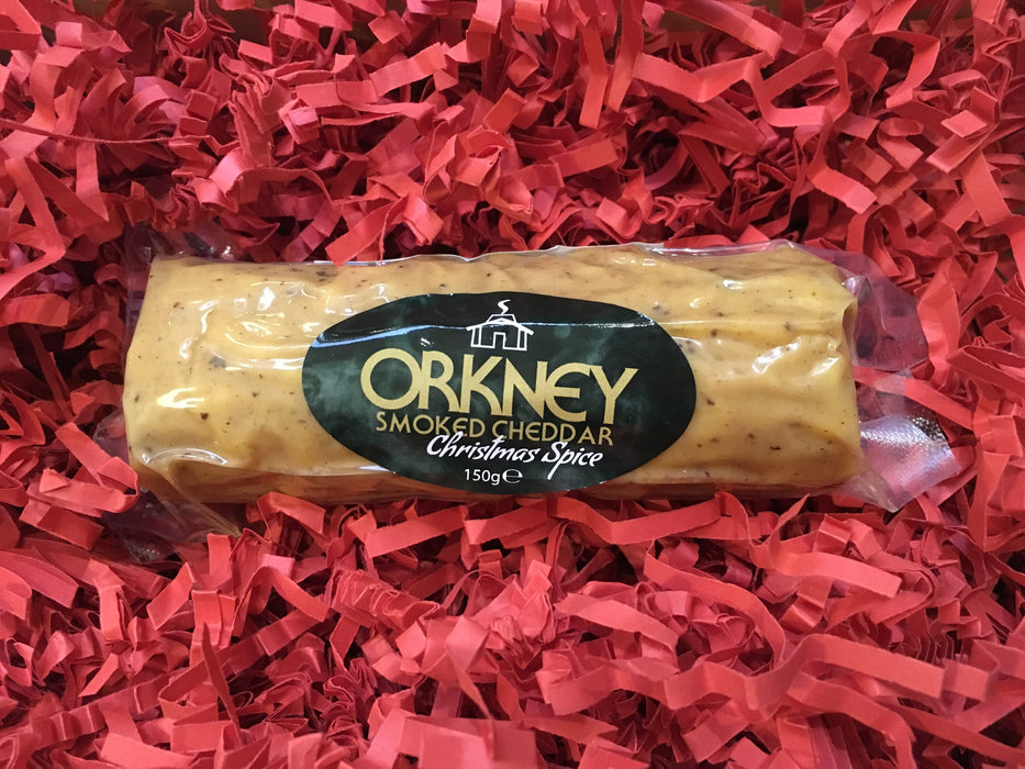Christmas Orkney Isles Cheese, Chutney and Oatcake Gift Tray