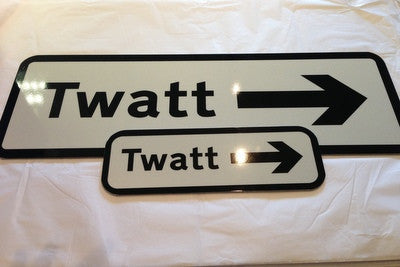 Orkney 'Twatt' Sign