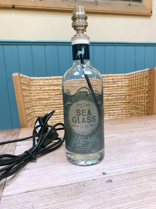 Deerness Distillery Sea Glass Lamp Base
