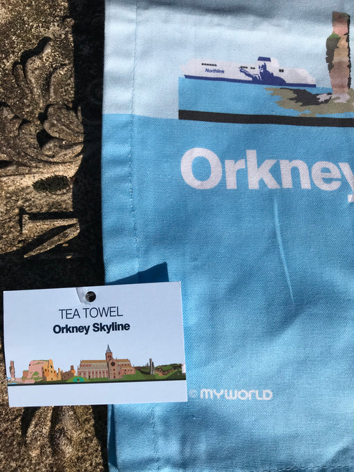 Skyline 'Orkney' Cotton Tea Towel