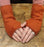 Annie Glue Textured Hand Warmers in Rust