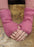 Annie Glue Textured Hand Warmers in Blush