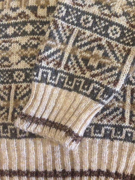Traditional Fair Isle Crewneck Sweater in Shorelines